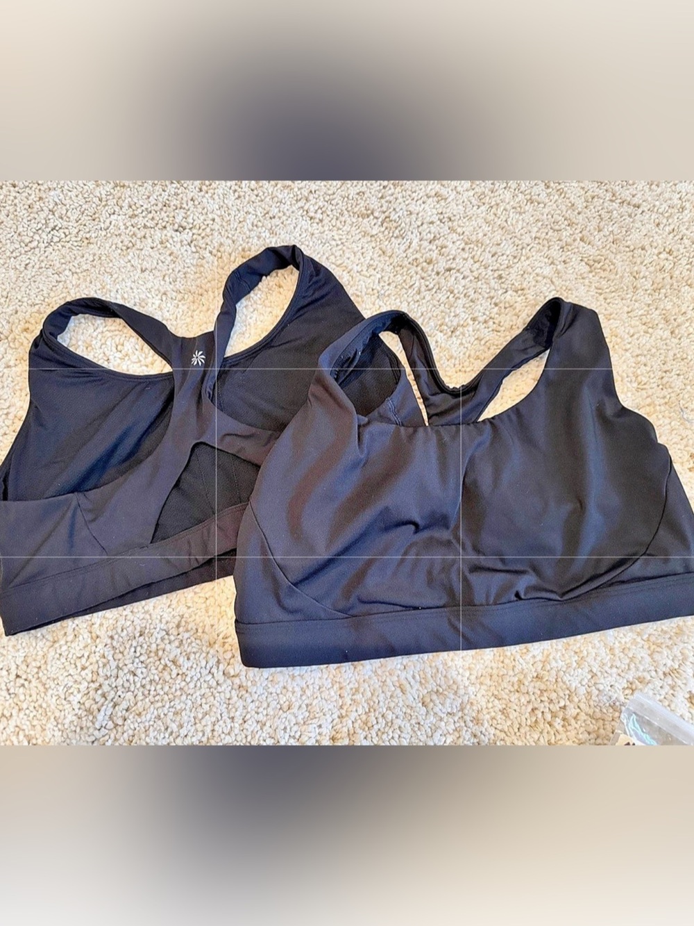 2 athleta Black Sports Bra